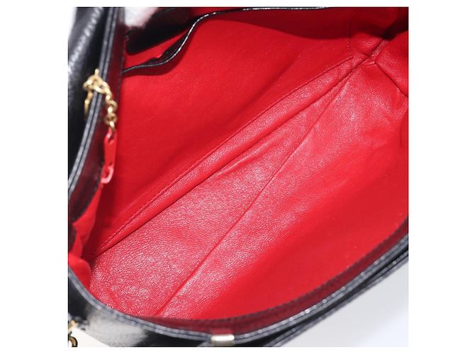 Céline CELINE Shoulder Bag Leather Black Gold Tone - vista 19