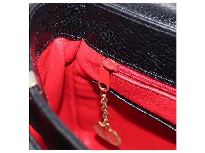 Céline CELINE Shoulder Bag Leather Black Gold Tone - vista 22