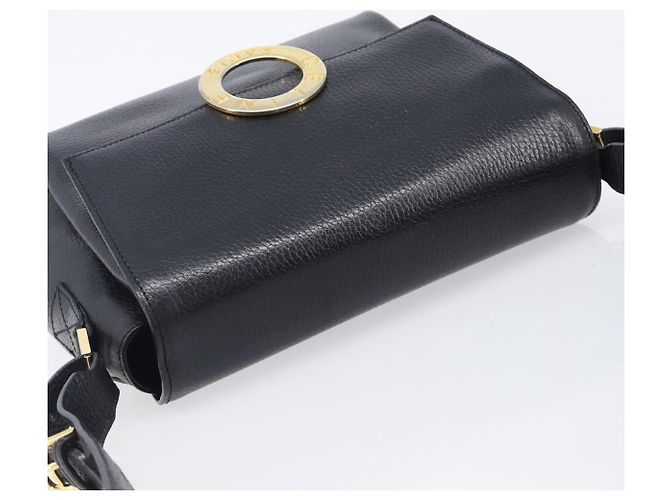 Céline CELINE Shoulder Bag Leather Black Gold Tone - vista 6