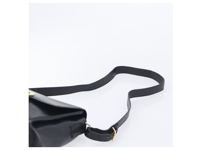 Céline CELINE Shoulder Bag Leather Black Gold Tone - vista 8