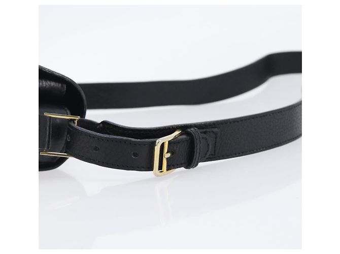 Céline CELINE Shoulder Bag Leather Black Gold Tone - vista 9