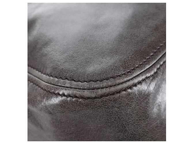 Miu Miu Hand Bag Leather 2way Gray Gold - vista 20