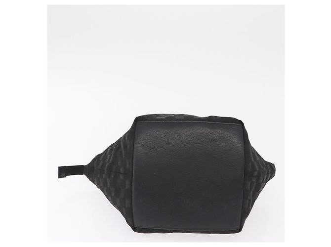 GUCCI GG Canvas Web Sherry Line Hand Bag Nylon Black 131228 - vista 10