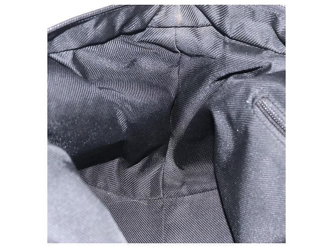 GUCCI GG Canvas Web Sherry Line Hand Bag Nylon Black 131228 - vista 20