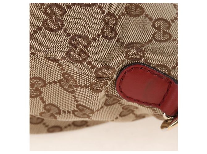 GUCCI GG Canvas Hand Bag 2way Beige Gold 247902 - vista 6