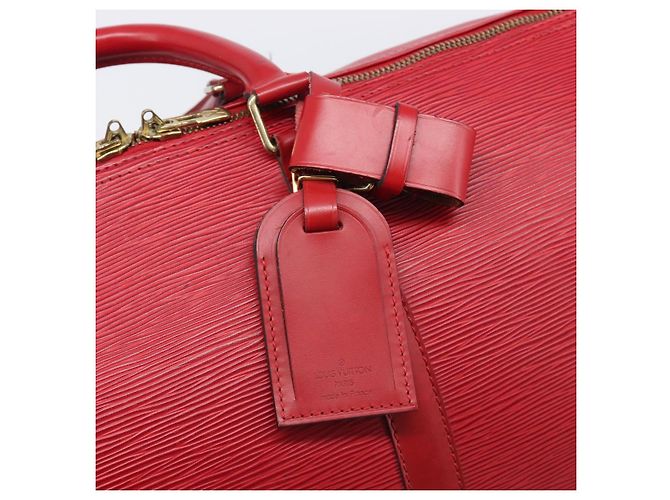 LOUIS VUITTON Epi Keepall 50 Boston Bag Red M42967 LV - vista 17