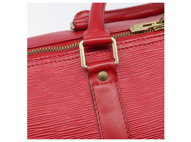 LOUIS VUITTON Epi Keepall 50 Boston Bag Red M42967 LV - vista 18