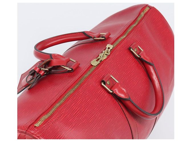 LOUIS VUITTON Epi Keepall 50 Boston Bag Red M42967 LV - vista 6