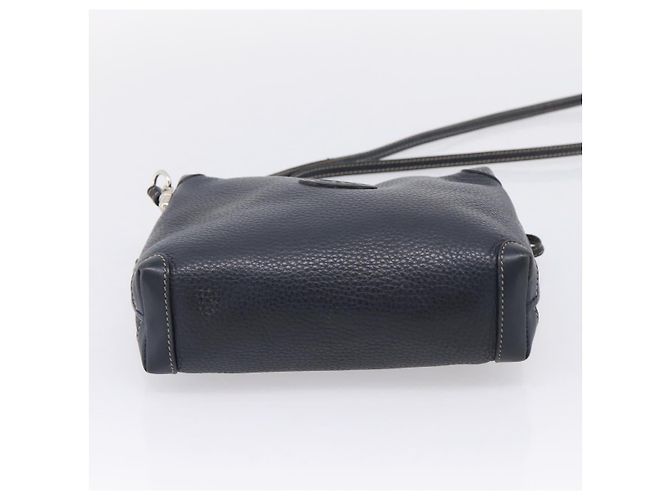 GUCCI Shoulder Bag Leather Navy Silver 007 37 4916 - vista 10