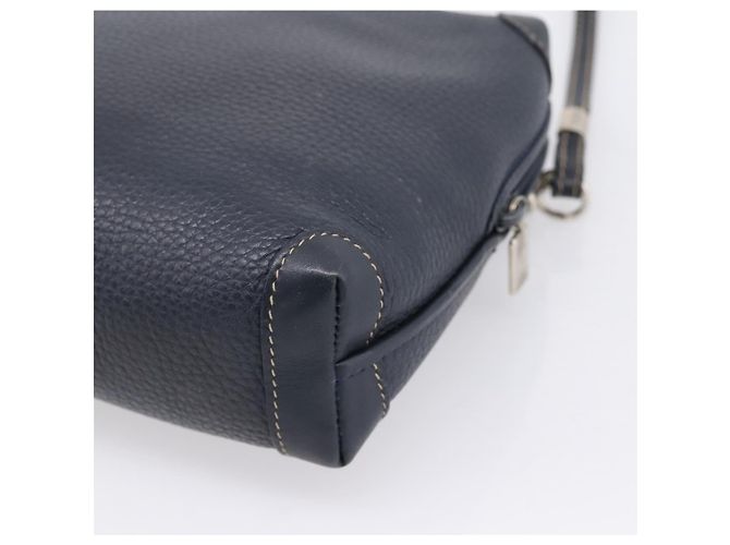 GUCCI Shoulder Bag Leather Navy Silver 007 37 4916 - vista 13