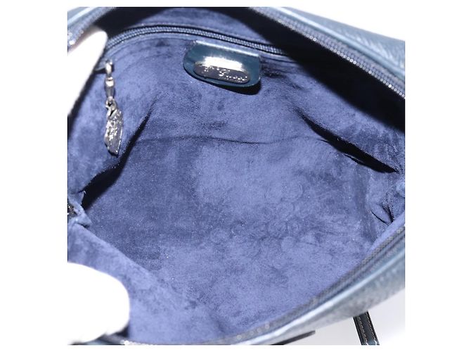 GUCCI Shoulder Bag Leather Navy Silver 007 37 4916 - vista 17