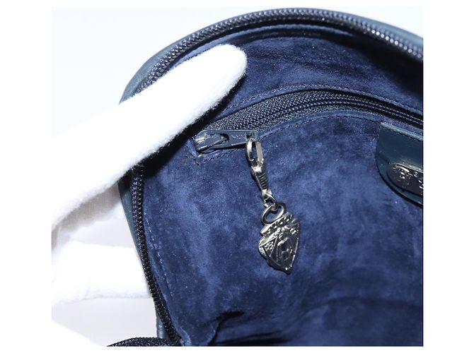 GUCCI Shoulder Bag Leather Navy Silver 007 37 4916 - vista 20