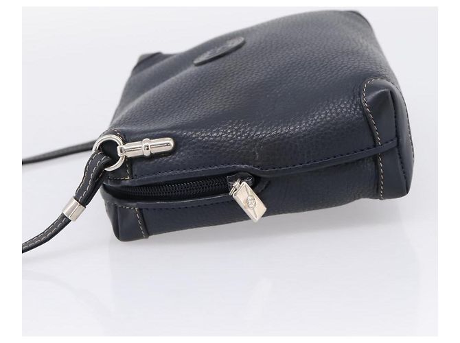 GUCCI Shoulder Bag Leather Navy Silver 007 37 4916 - vista 4