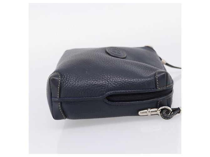 GUCCI Shoulder Bag Leather Navy Silver 007 37 4916 - vista 5