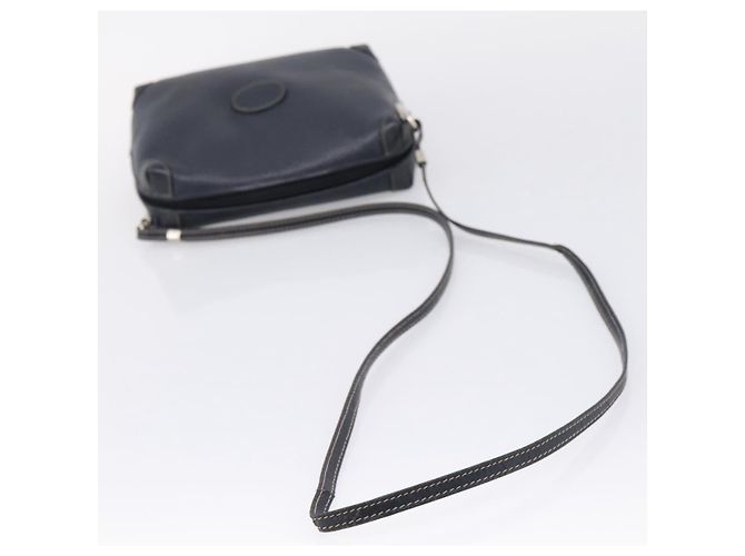 GUCCI Shoulder Bag Leather Navy Silver 007 37 4916 - vista 7