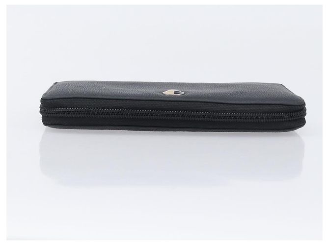 CHANEL Long Wallet Caviar Skin Black Silver CC - vista 6
