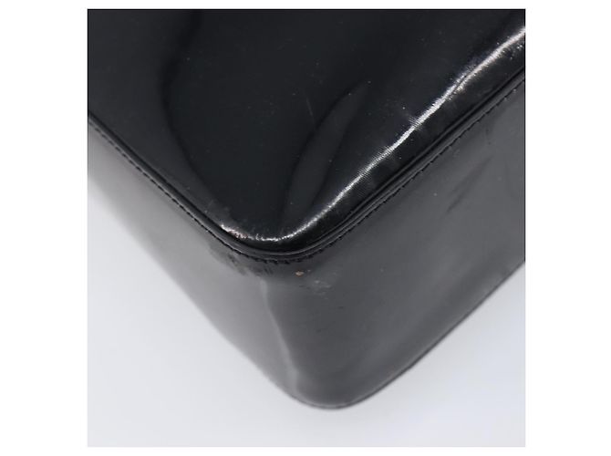 CHANEL Tote Bag Patent Leather Black Gold CC - vista 15