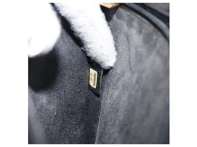 CHANEL Tote Bag Patent Leather Black Gold CC - vista 26