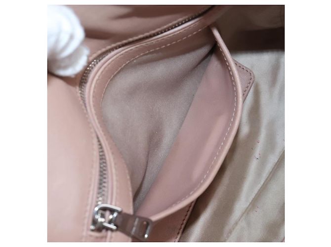 Miu Miu Matelasse Hand Bag Leather 2way Pink Silver - vista 37