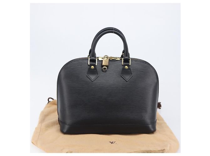 LOUIS VUITTON Epi Alma Hand Bag Noir Black M52142 LV - vista 12