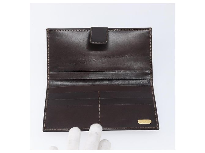 FENDI Zucca Canvas Long Wallet Brown - vista 14