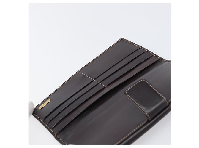 FENDI Zucca Canvas Long Wallet Brown - vista 16