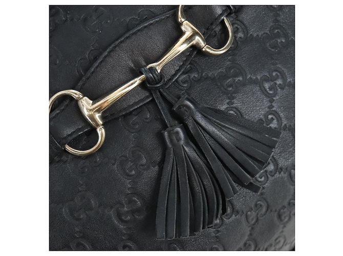 GUCCI GuccissimaGG Horsebit Chain Shoulder Bag Leather 2way 322226 - vista 18