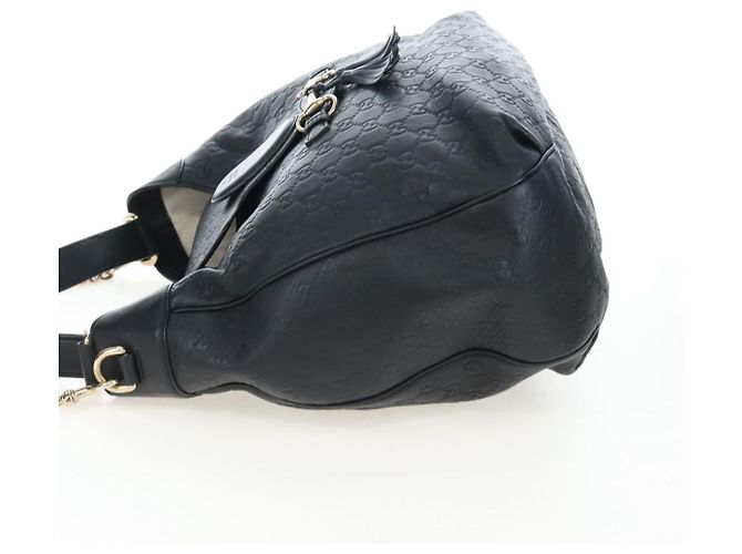 GUCCI GuccissimaGG Horsebit Chain Shoulder Bag Leather 2way 322226 - vista 4