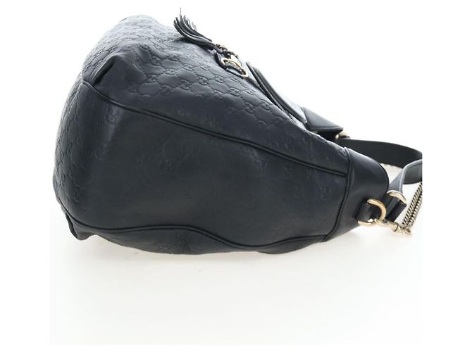 GUCCI GuccissimaGG Horsebit Chain Shoulder Bag Leather 2way 322226 - vista 5