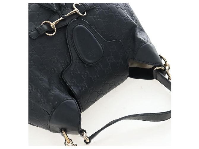 GUCCI GuccissimaGG Horsebit Chain Shoulder Bag Leather 2way 322226 - vista 6