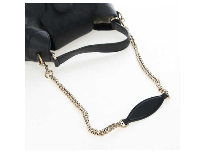 GUCCI GuccissimaGG Horsebit Chain Shoulder Bag Leather 2way 322226 - vista 9