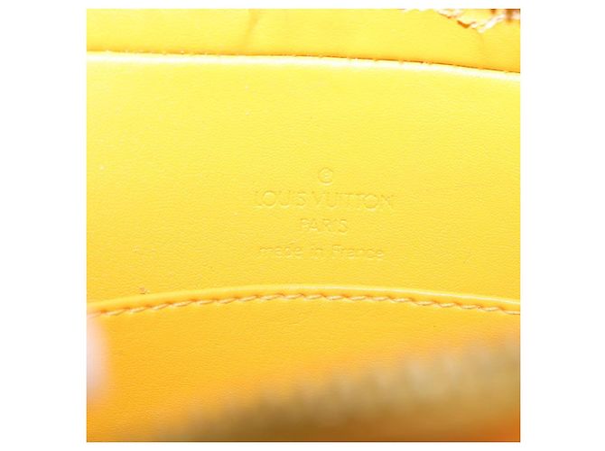 LOUIS VUITTON Monogram Vernis Christy MM Shoulder Bag Jaune M91108 - vista 22