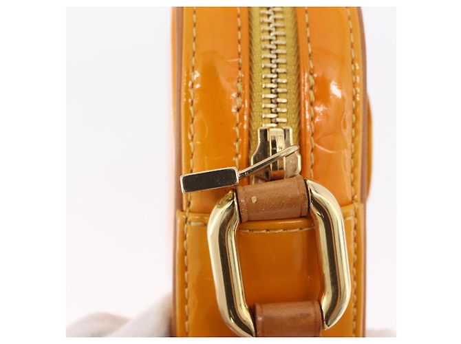 LOUIS VUITTON Monogram Vernis Christy MM Shoulder Bag Jaune M91108 - vista 9
