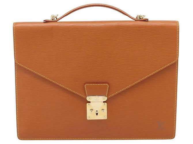 LOUIS VUITTON Epi Porte Documents Bandouliere Bag Zipangu M54468 LV - vista 13