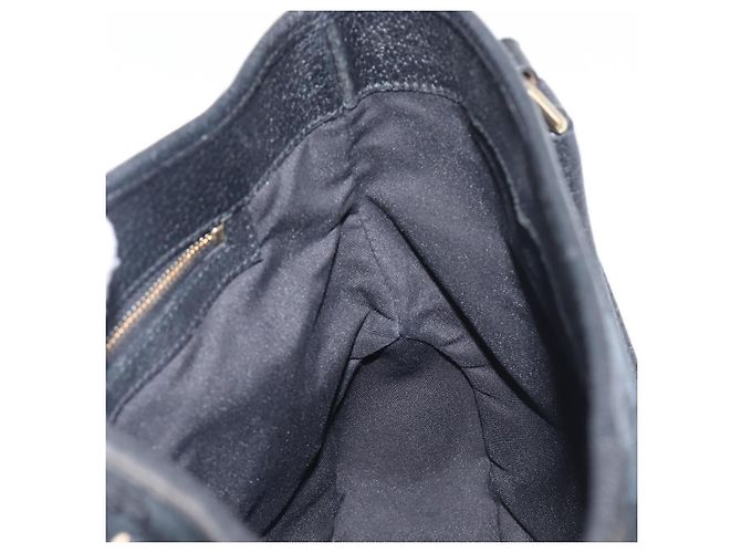 GUCCI GG Canvas Jackie Hand Bag Black Gold 145817 - vista 19