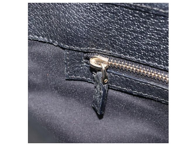 GUCCI GG Canvas Jackie Hand Bag Black Gold 145817 - vista 21