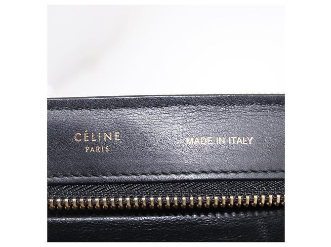 Trapèze Céline CELINE Trapeze Hand Bag Canvas 2way Orange Gold Tone - vista 22