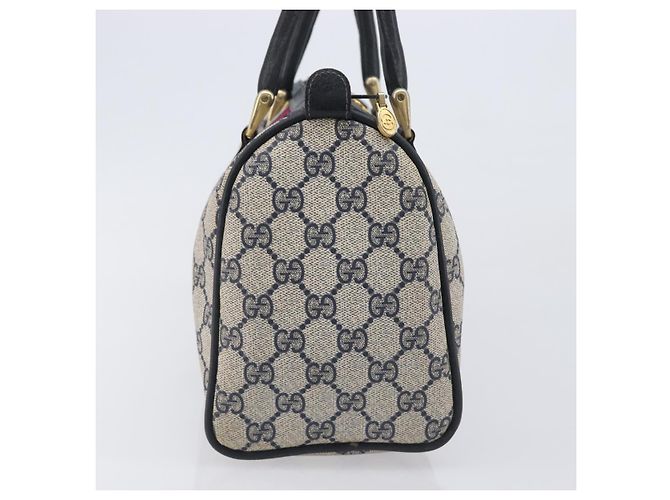 GUCCI GG Canvas Sherry Line Hand Bag Navy Gold 39 012 3841 - vista 5