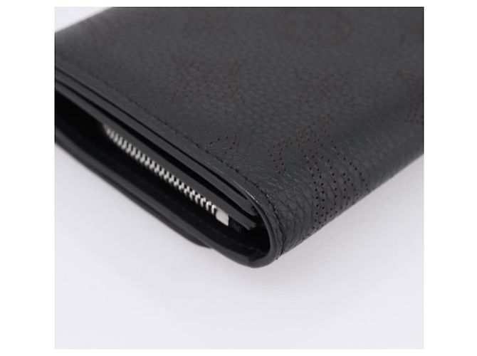 LOUIS VUITTON Mahina Portefeuille Iris Compact Wallet Noir M62540 LV - vista 11