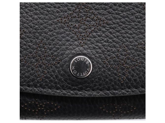 LOUIS VUITTON Mahina Portefeuille Iris Compact Wallet Noir M62540 LV - vista 13