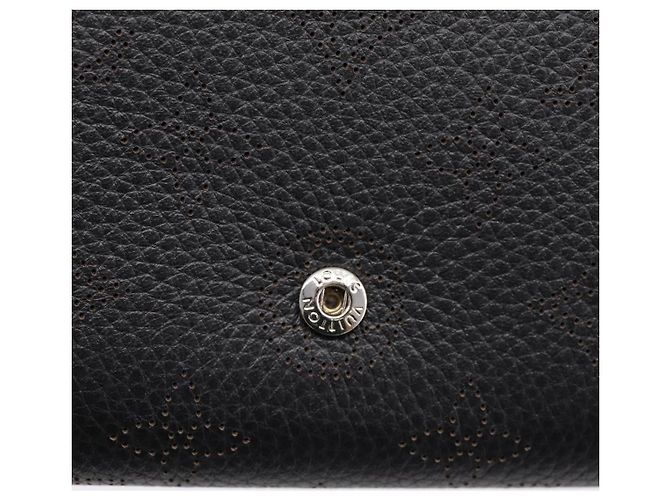 LOUIS VUITTON Mahina Portefeuille Iris Compact Wallet Noir M62540 LV - vista 15