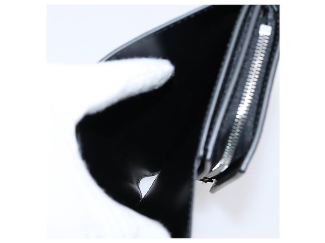 LOUIS VUITTON Mahina Portefeuille Iris Compact Wallet Noir M62540 LV - vista 17
