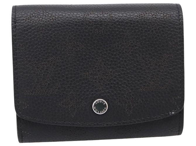 LOUIS VUITTON Mahina Portefeuille Iris Compact Wallet Noir M62540 LV - vista 2