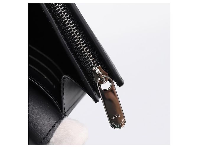 LOUIS VUITTON Mahina Portefeuille Iris Compact Wallet Noir M62540 LV - vista 20