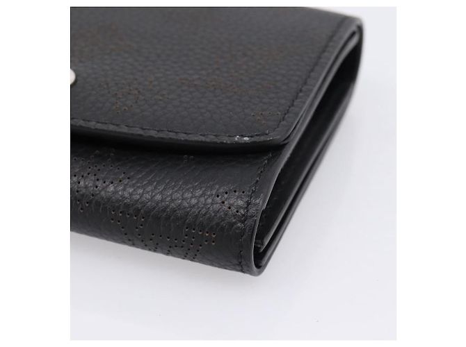 LOUIS VUITTON Mahina Portefeuille Iris Compact Wallet Noir M62540 LV - vista 8