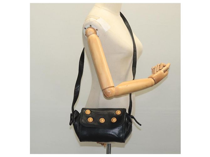 LOEWE Shoulder Bag Leather Black - vista 24