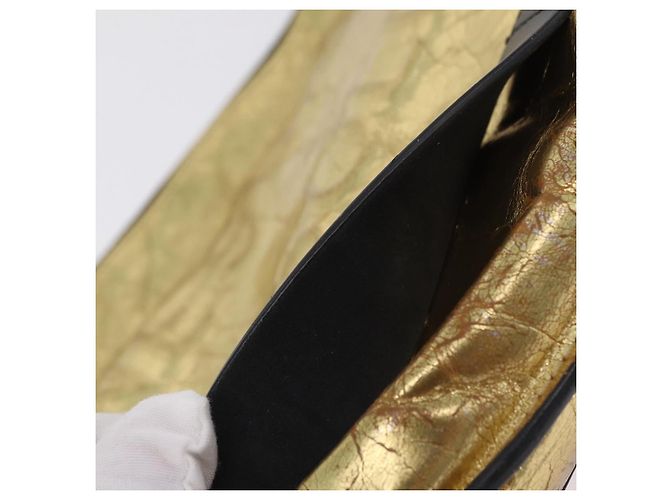 CHANEL Pochette en cuir Gold CC - vue 18