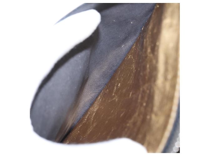 CHANEL Pochette en cuir Gold CC - vue 23