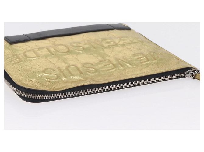 CHANEL Pochette en cuir Gold CC - vue 6