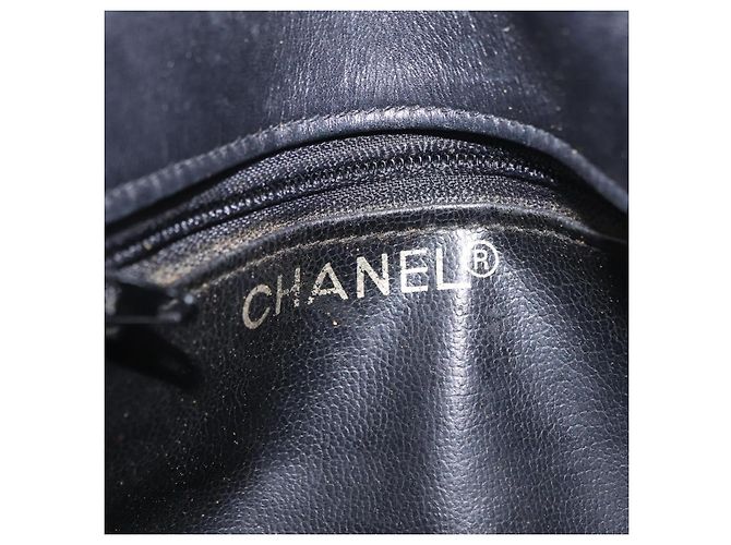 CHANEL Matelasse Chain Waist bag Lamb Skin Black Gold CC - vista 21